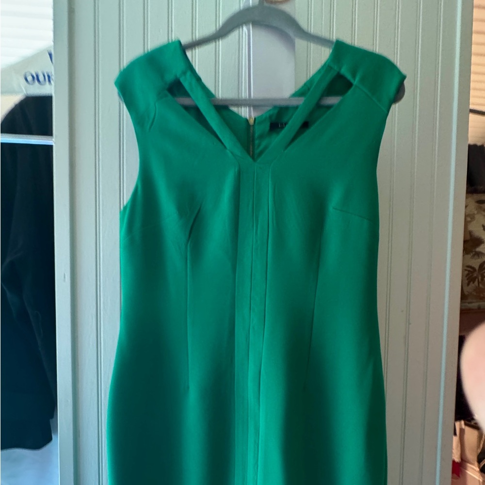 Alex Marie Green Sheath Cocktail Dress